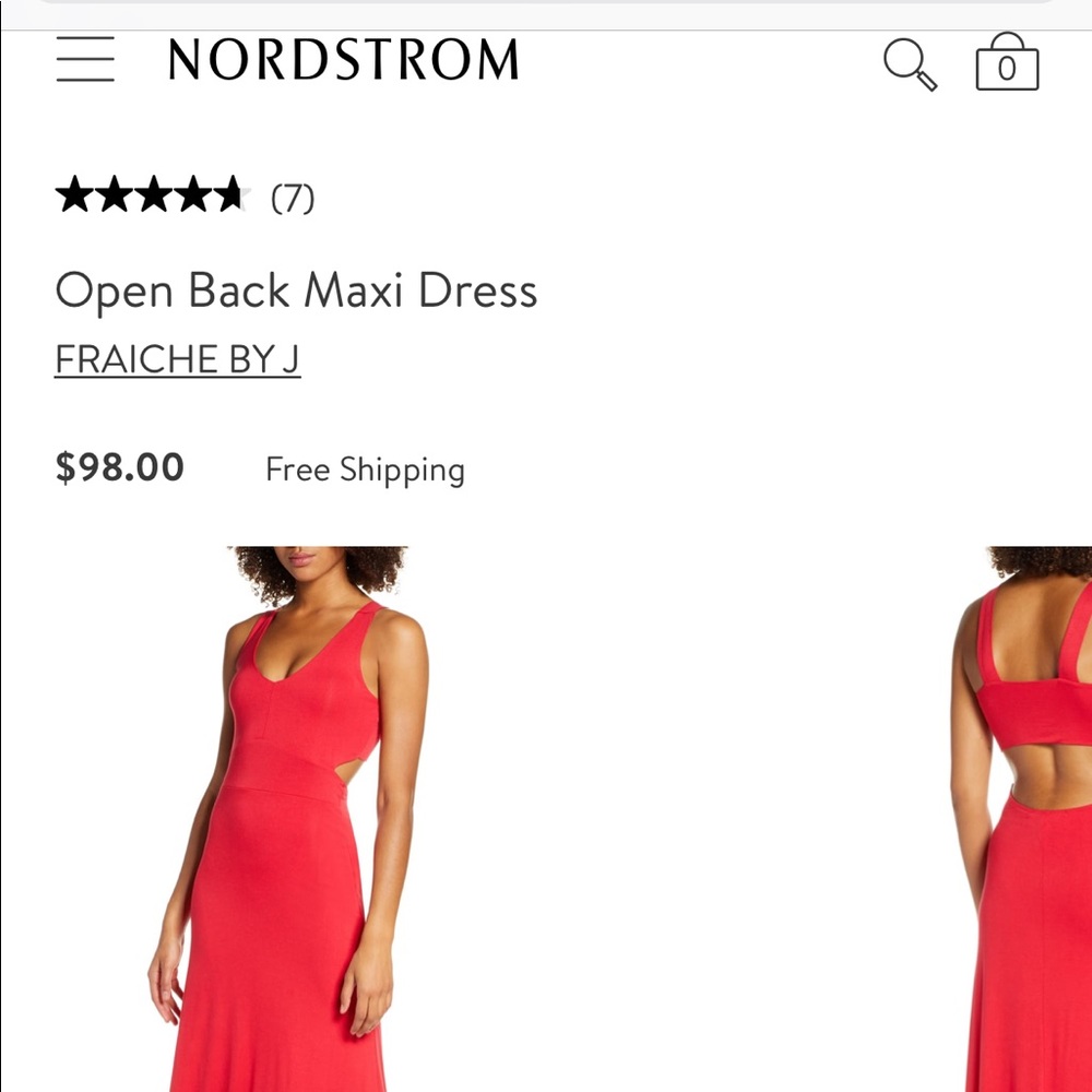 RED MAXI DRESS! J. By Fraiche (at Nordstrom)